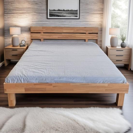 Weber Industries Lit RIVA 180x200 Cm/ Hêtre Massif Huilé