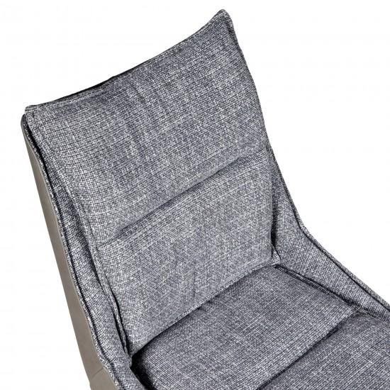 Weber Industries Lot De 2 Chaises Pivotantes De Salle à Manger JAVA / Gris Foncé