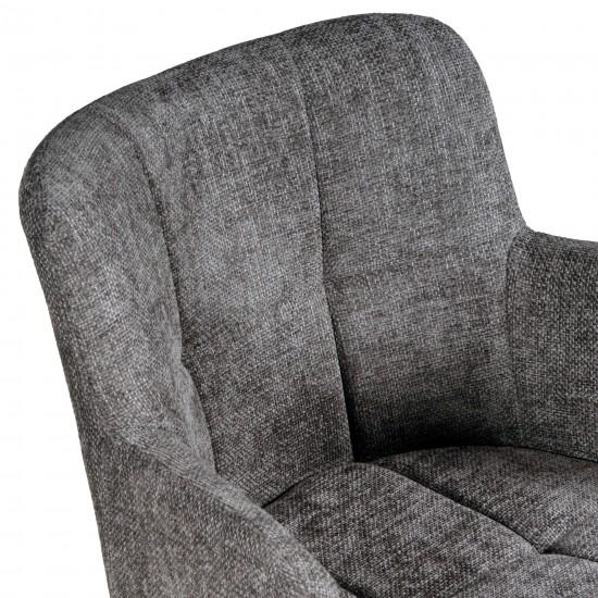 Weber Industries Lot De 2 Chaises Pivotantes De Salle à Manger MILA/ Gris Foncé