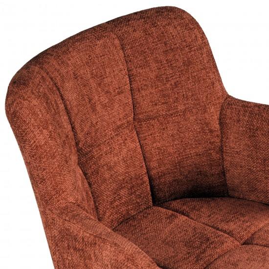 Weber Industries Lot De 2 Chaises Pivotantes De Salle à Manger MILA/ Brun Brique