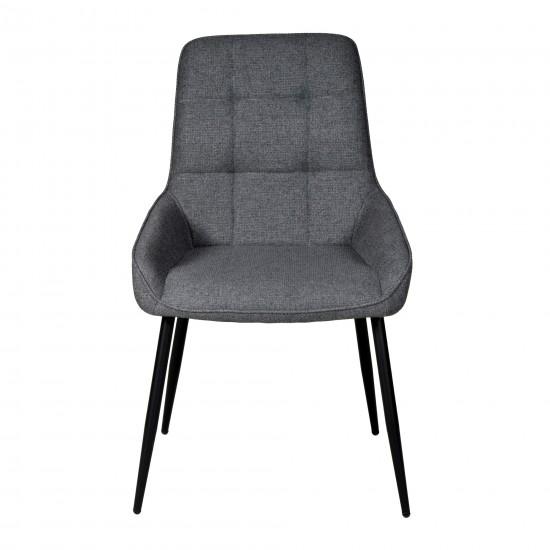 Weber Industries Lot De 4 Chaises De Salle à Manger ARTY/ Gris Foncé