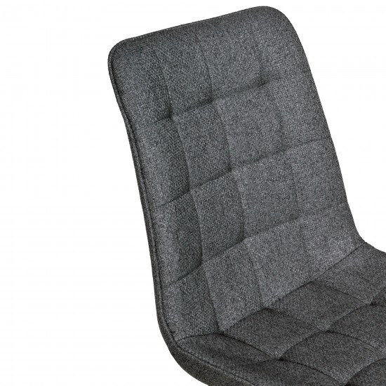 Weber Industries Lot De 4 Chaises De Salle à Manger MUSE/ Gris Foncé