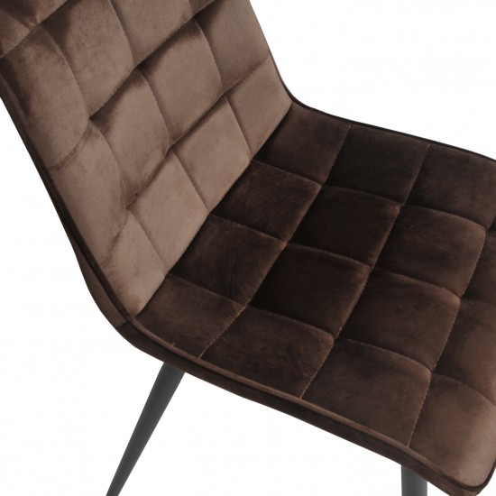 Weber Industries Lot De 4 Chaises De Salle à Manger MUSE/ Marron