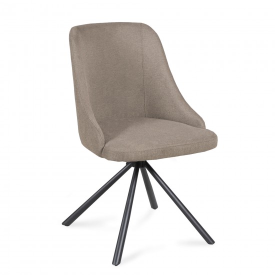 Weber Industries Lot De 4 Chaises Pivotantes HORIZON / Beige