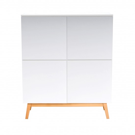 Weber Industries Meuble De Rangement HOME 4 Portes / Blanc