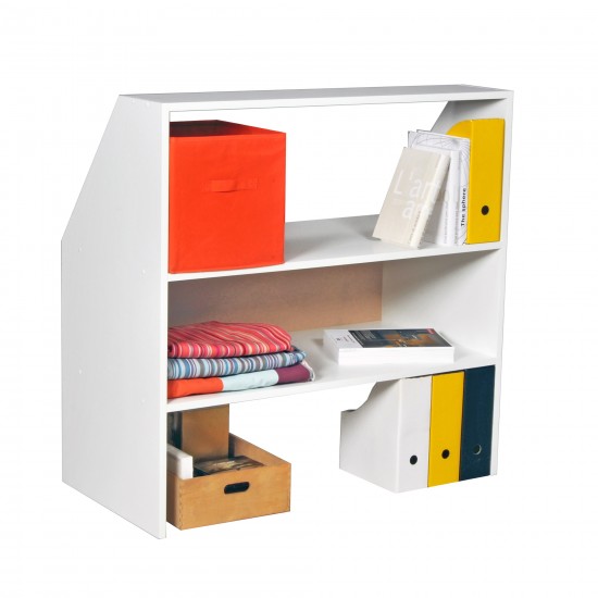 Weber Industries Meuble De Rangement Sous Pente ALIX H. 100 X L. 100 X P. 50 Cm Blanc