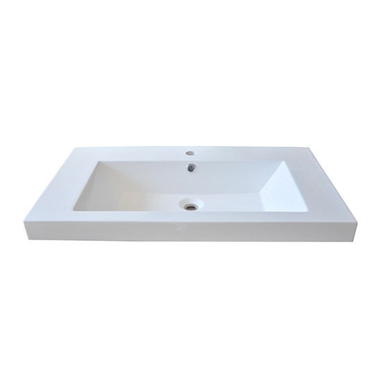 Weber Industries Plan De Toilette GLAM 2 80cm / Blanc