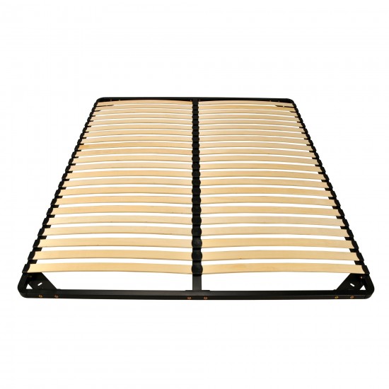 weber industries Sommier Métal RENO22 140x190 + 1 pied amovible / Noir