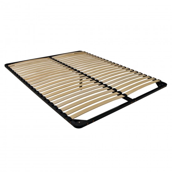 Weber Industries Sommier Métal RENO22 160x200+ 1 Pied Amovible / Noir