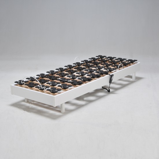 Weber Industries Sommier Relaxation électrique FLEXPALACE 80x200 / Blanc