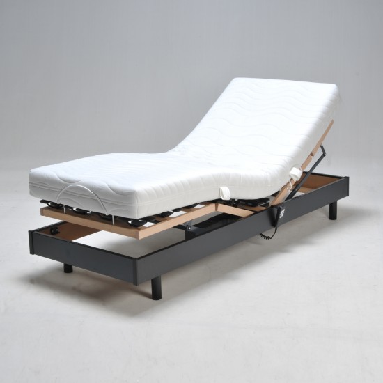 Weber Industries Sommier Relaxation électrique FLEXPALACE 80x200 / Noir