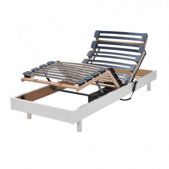Weber Industries Sommier Relaxation électrique FLEXPUR 80x200 / Blanc