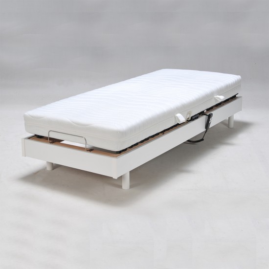 Weber Industries Sommier Relaxation électrique FLEXPUR 80x200 / Blanc