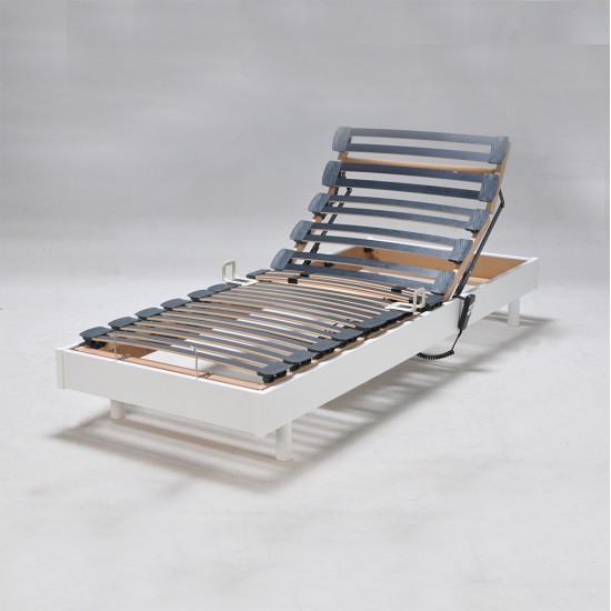 weber industries Sommier relaxation électrique FLEXPUR 80x200 / Blanc