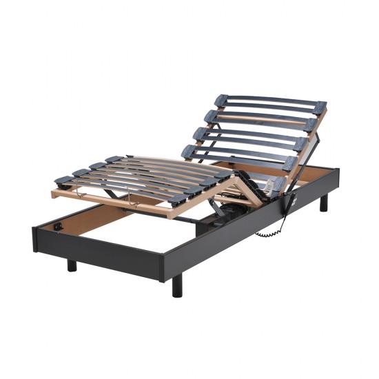 Weber Industries Sommier Relaxation électrique FLEXPUR 80x200 / Noir