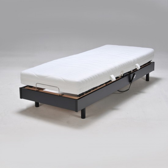 Weber Industries Sommier Relaxation électrique FLEXPUR 80x200 / Noir