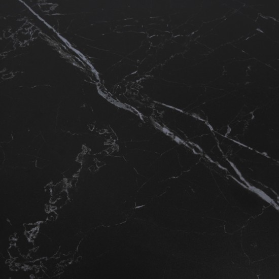 Weber Industries Table à Manger Extensible En Pierre PALACIO 160x90cm + 2 Allonges De 40cm - 10 Personnes / Noir