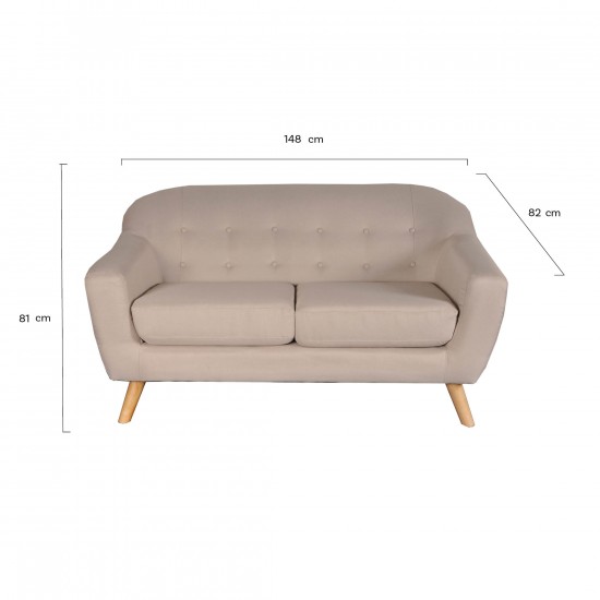 Weber Industries Canapé 2 Places SUVI - Beige