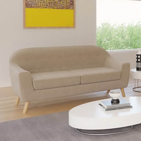 weber industries Canapé droit 3 places SUVI - Beige