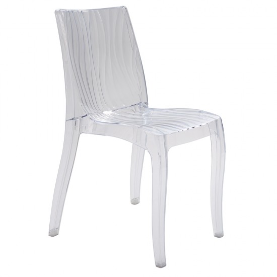 weber industries Chaise DUNE empilable / Transparent