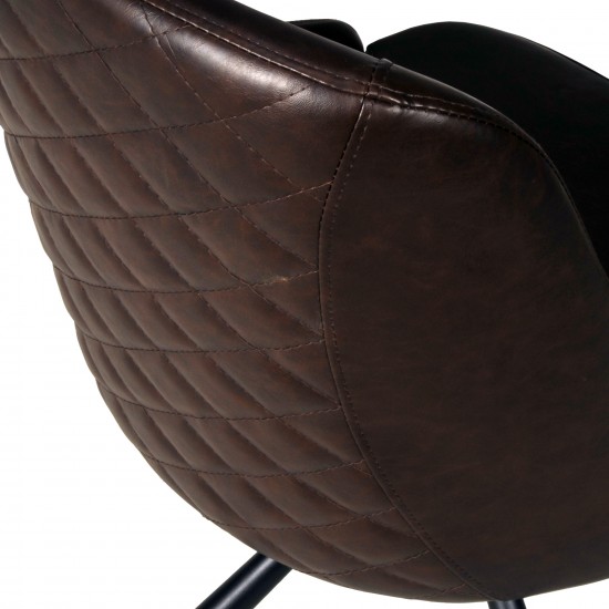 Weber Industries Chaise Pivotante HORIZON / Marron