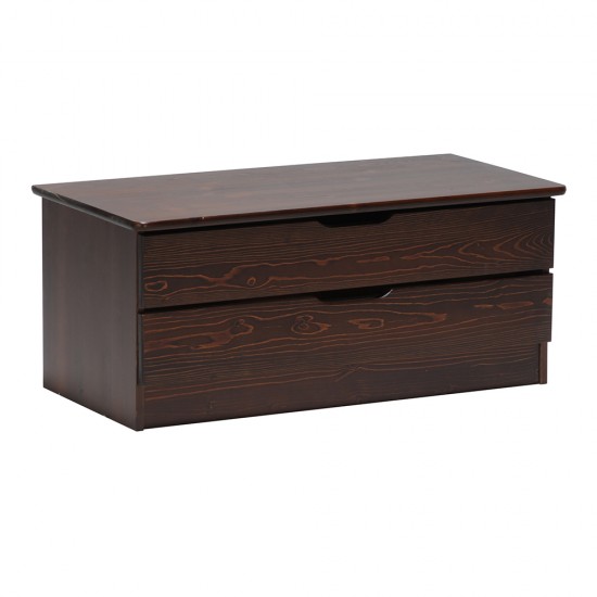 weber industries Commode FUTON 2 tiroirs / Wengé