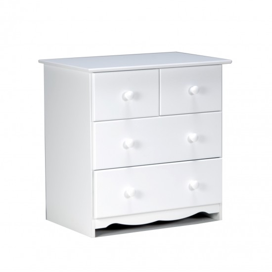 weber industries Commode TEDDY 2 + 2 tiroirs / Blanc