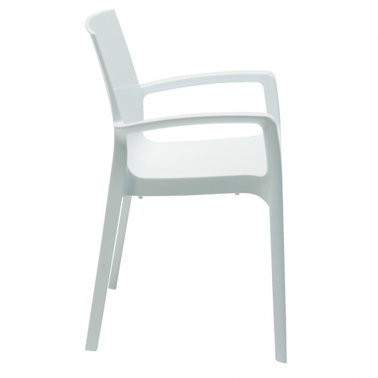 Weber Industries Fauteuil CREAM Empilable / Blanc