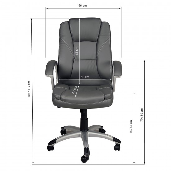 Weber Industries Fauteuil De Bureau BOSS / Gris