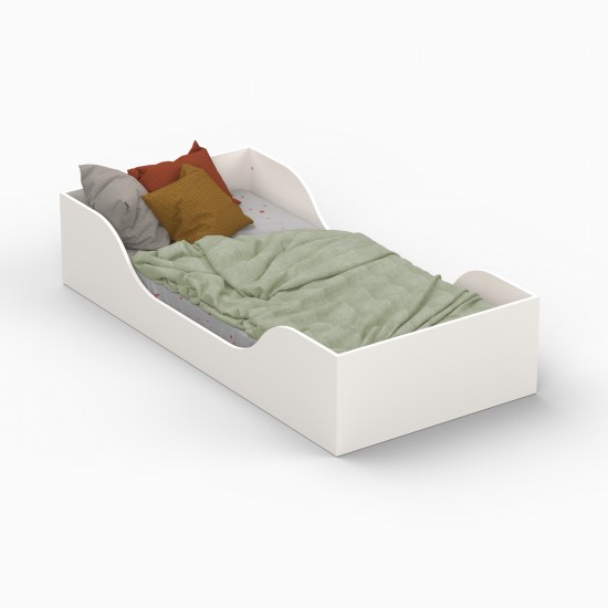 Weber Industries Lit NOE 90x190 + Matelas / Blanc