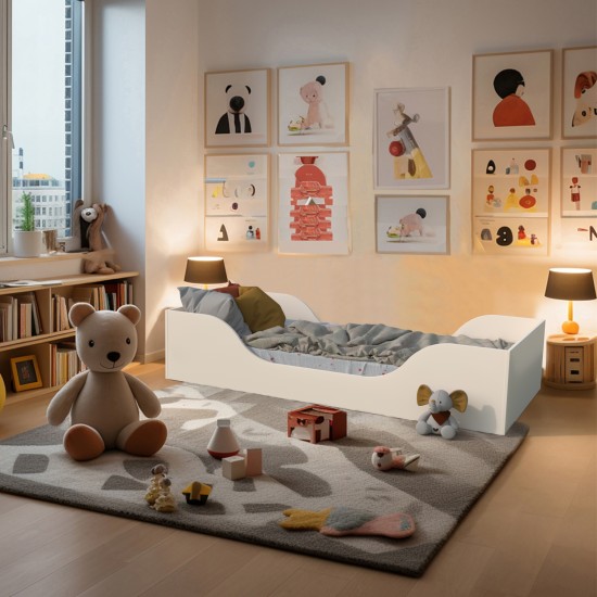 weber industries Lit NOE 90x190 + matelas / Blanc