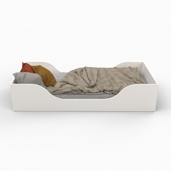 Weber Industries Lit NOE 90x190 + Sommier / Blanc