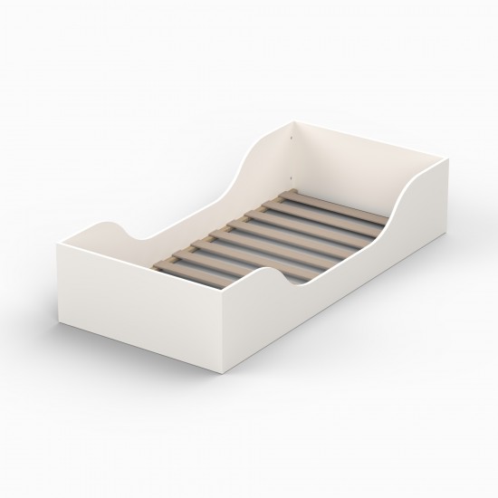 Weber Industries Lit NOE 90x190 + Sommier / Blanc