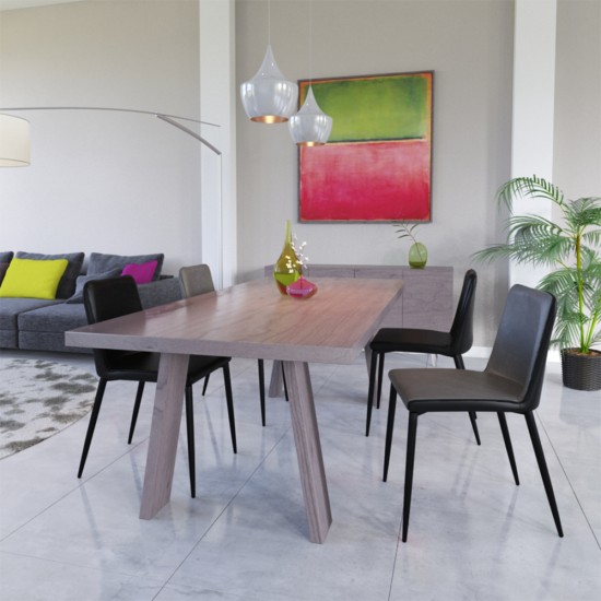 Weber Industries Lot De 2 Chaises ANA / Noir