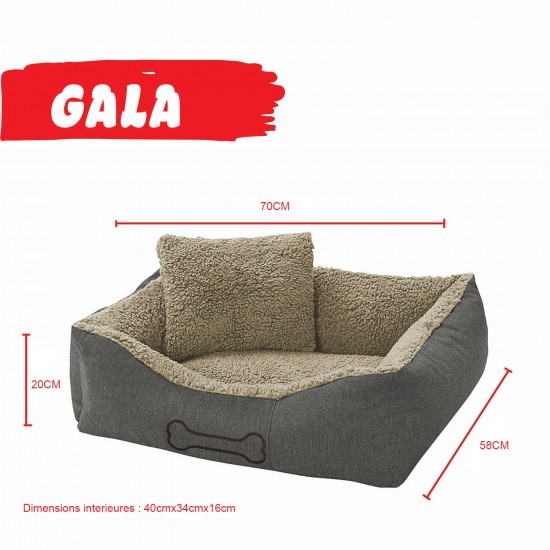 Weber Industries Panier Pour Chien GALA /Gris-Beige