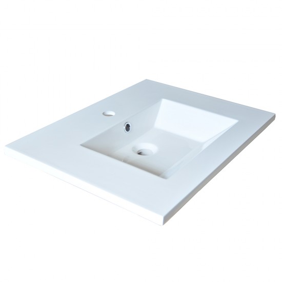weber industries Plan de toilette GLAM 60cm / Blanc