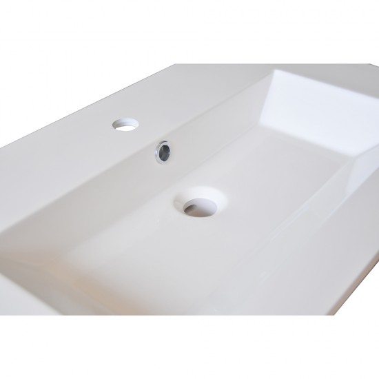 Weber Industries Plan De Toilette GLAM 80cm / Blanc