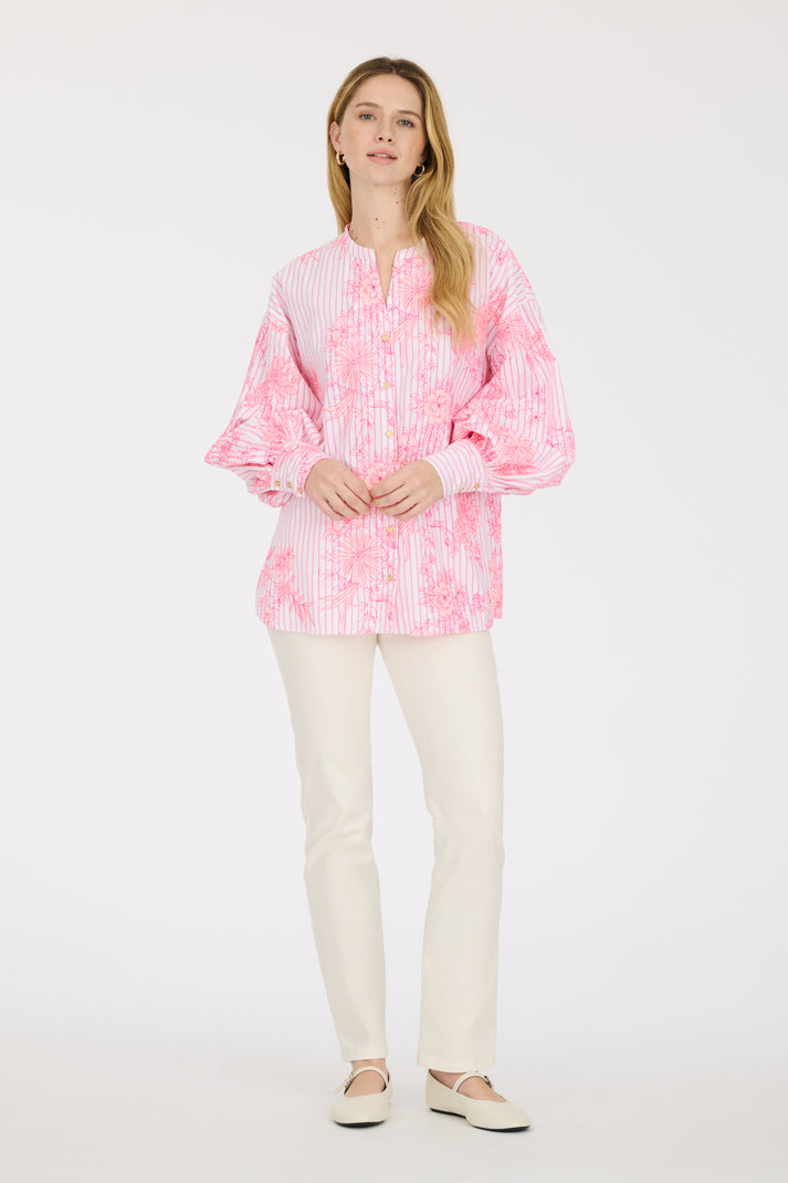 Weill Blouse Brodée à Fleurs