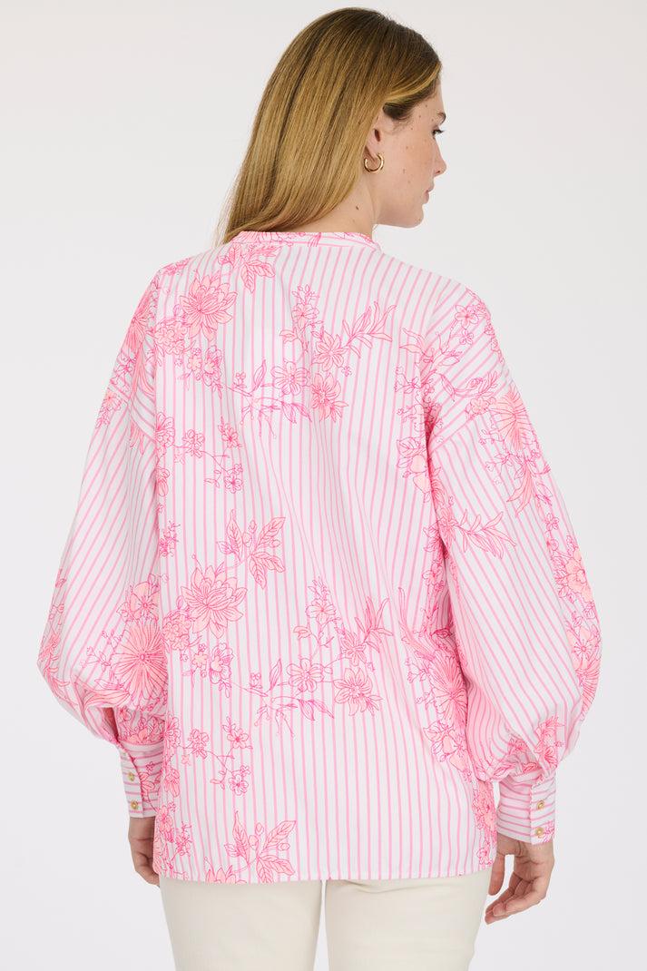 Weill Blouse Brodée à Fleurs