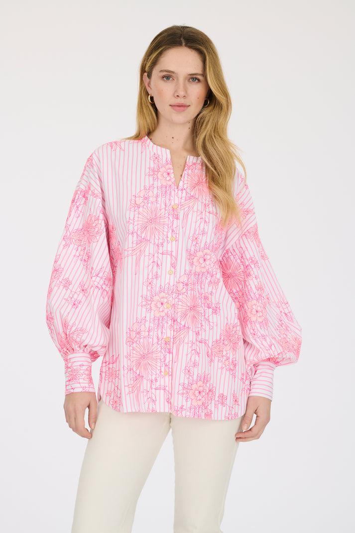 weill Blouse brodée à fleurs