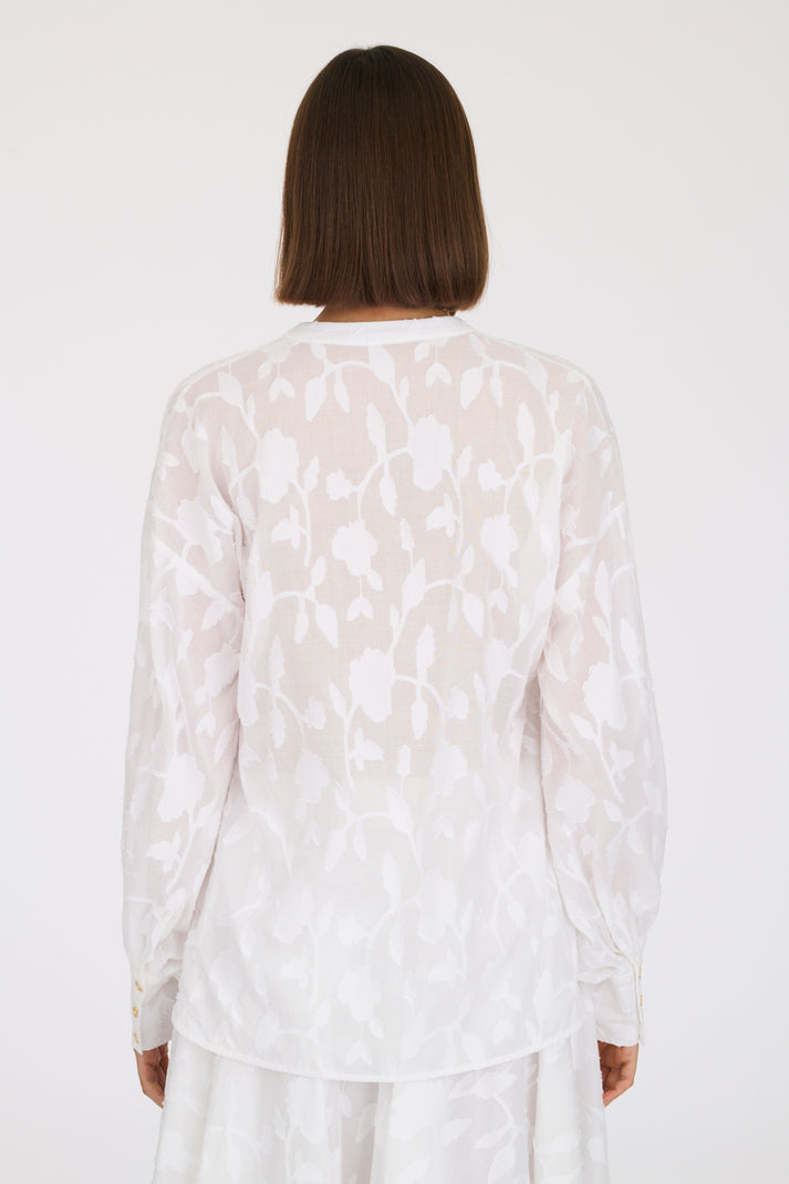 Weill Blouse En Jacquard De Coton