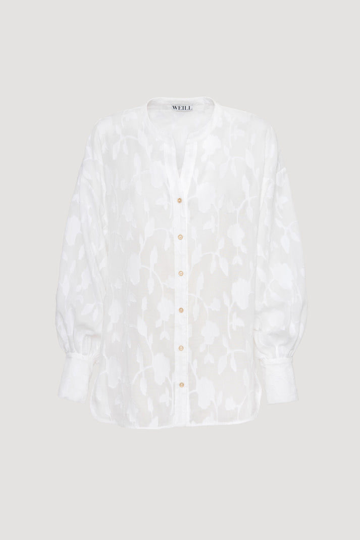 Weill Blouse En Jacquard De Coton