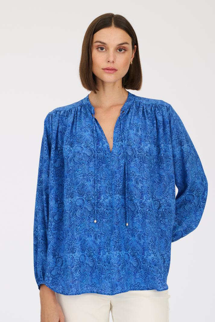 weill Blouse imprimée en soie