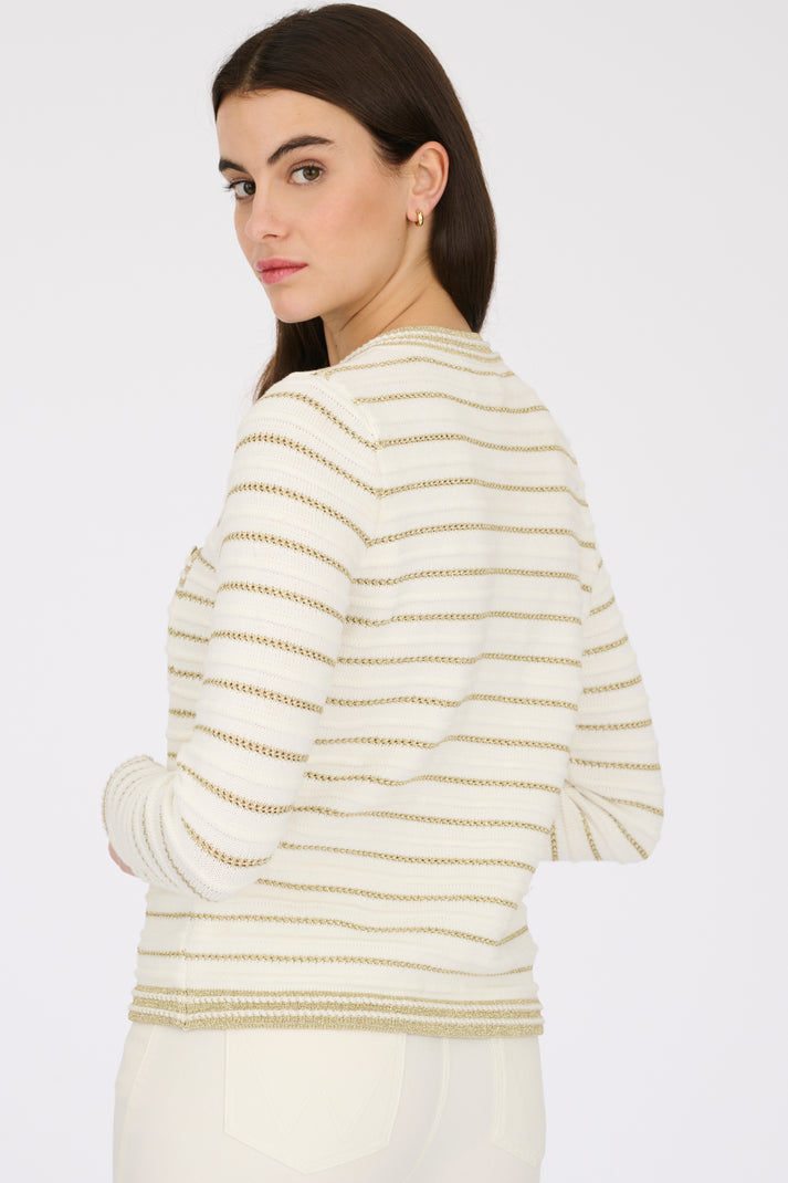 Weill Cardigan Effet Tweed Irisé