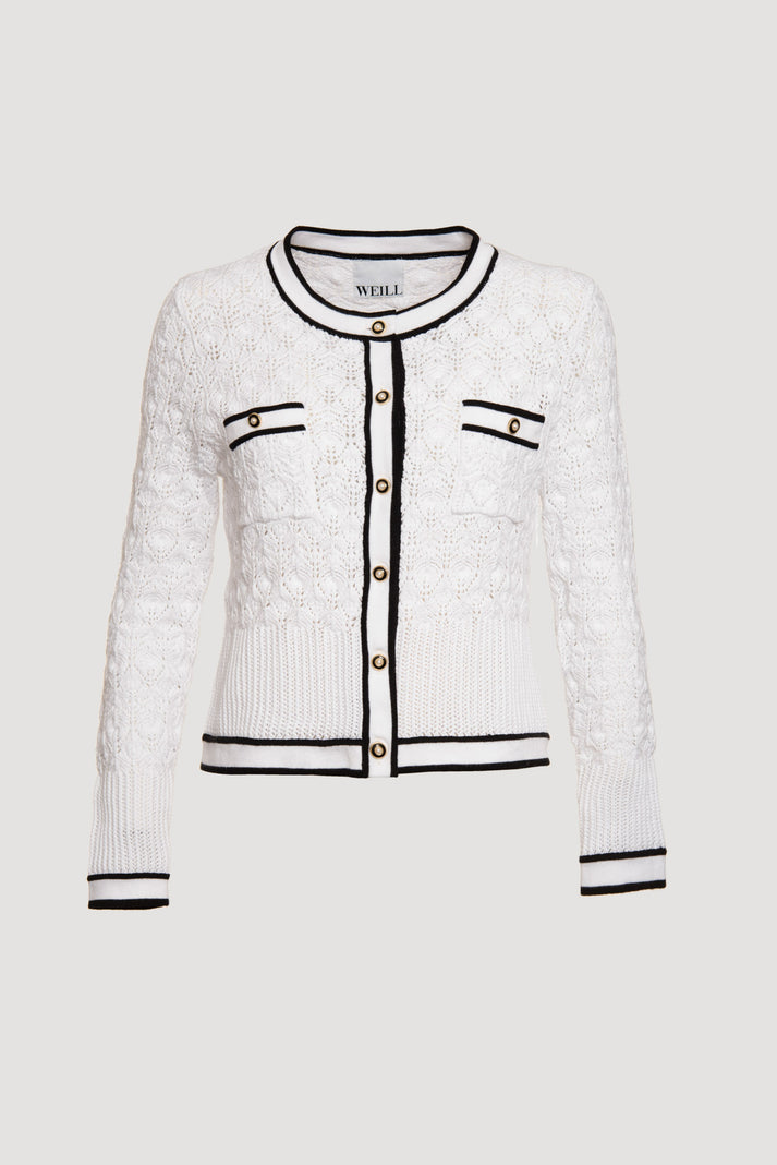 Weill Cardigan En Maille Ajourée