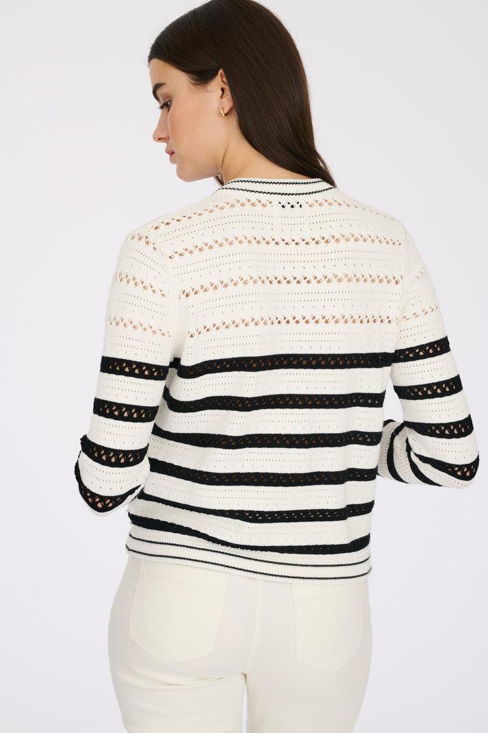 Weill Cardigan Rayures Et Perles