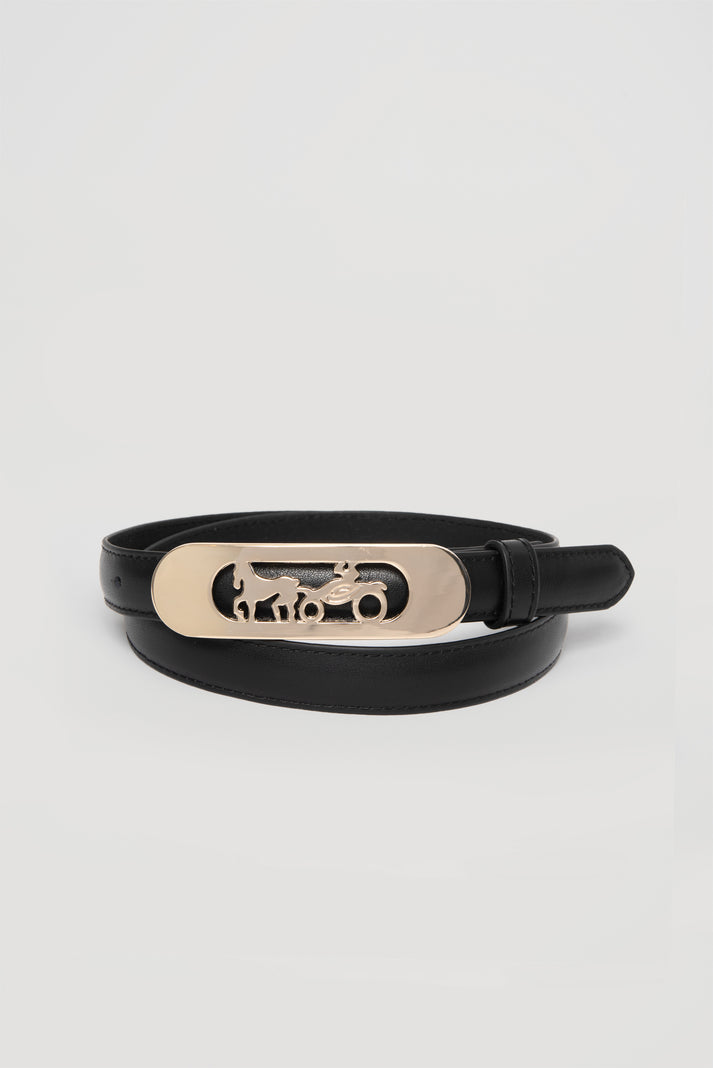 Weill Ceinture En Cuir Et Boucle Calèche