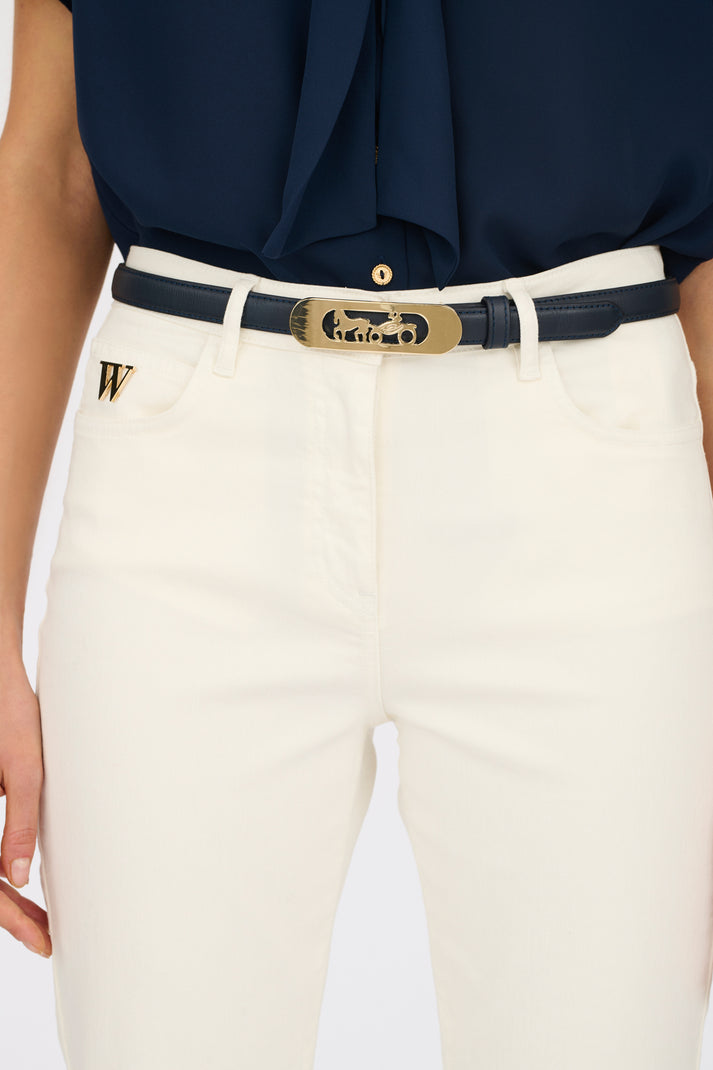 weill Ceinture en cuir et boucle calèche