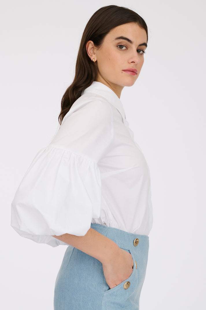 Weill Chemise à Manches Bouffantes