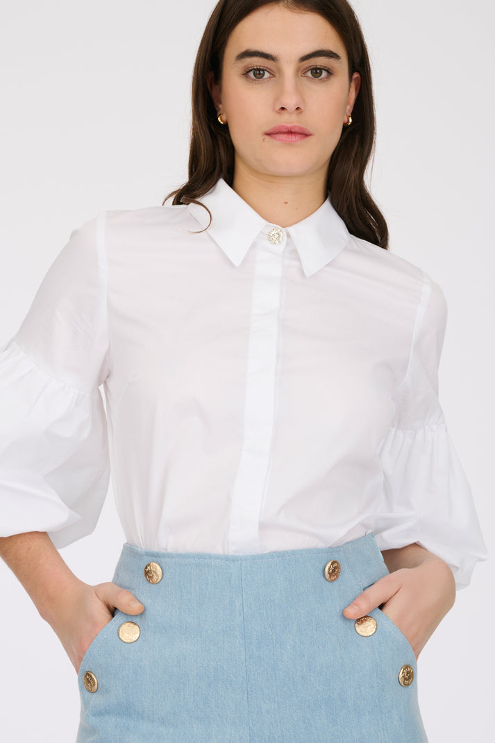 weill Chemise à manches bouffantes